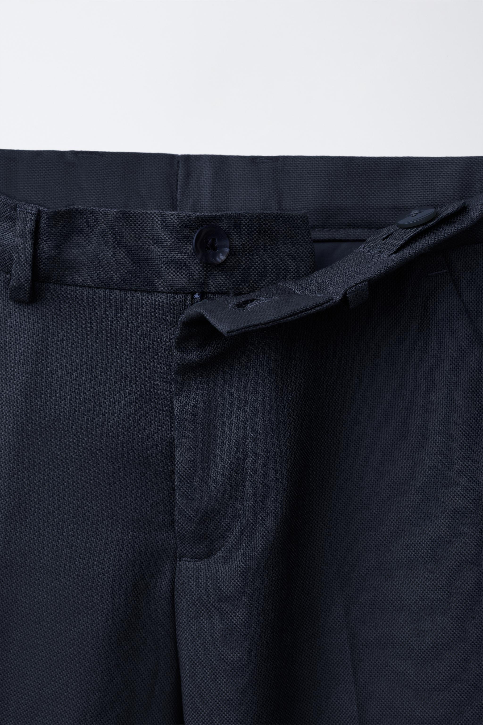 PANTALON DE COSTUME AVEC COTON ET LIN